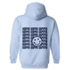 KKG- Blue Smile Back Sorority Hooded Sweatshirt