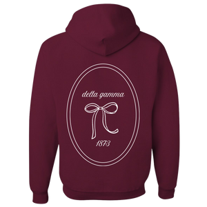 DG- Love Knot Locket Sorority Hooded Sweatshirt