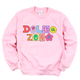 DZ- Patchwork Sorority Crewneck Sweatshirt