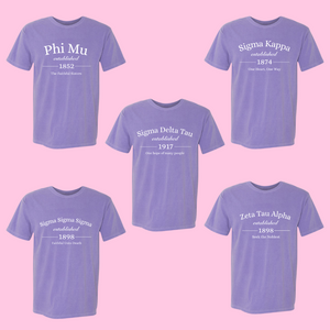 Simply Classic Sorority Tee