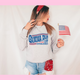 The Red White & Blue Crewneck Sorority Sweatshirt