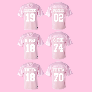 Varsity Sorority Pink Jersey