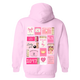 KD- Pink Matchbox Sorority Hooded Sweatshirt