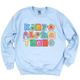 THETA- Patchwork Sorority Crewneck Sweatshirt