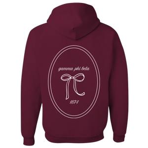 GPHI- Love Knot Locket Sorority Hooded Sweatshirt