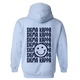 SK- Blue Smile Back Sorority Hooded Sweatshirt