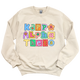 THETA- Patchwork Sorority Crewneck Sweatshirt