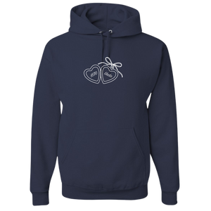 THETA- Love Knot Locket Sorority Hooded Sweatshirt