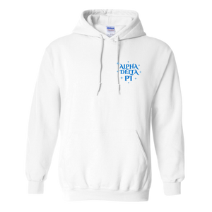 ADPI- Sparkly Butterfly Sorority Hooded Sweatshirt