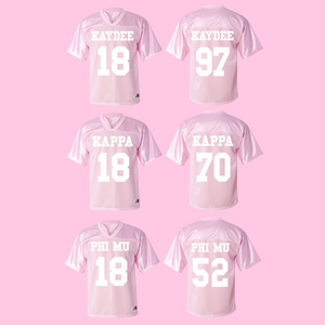 Varsity Sorority Pink Jersey