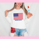 American Flag Crewneck Sorority Sweatshirt