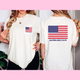 American Flag Pocket Tee