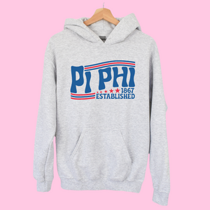 The Red White & Blue Sorority Hooded Sweatshirt