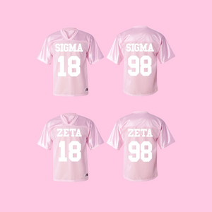 Varsity Sorority Pink Jersey