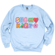 SK- Patchwork Sorority Crewneck Sweatshirt