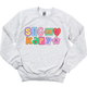 SK- Patchwork Sorority Crewneck Sweatshirt