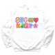 SK- Patchwork Sorority Crewneck Sweatshirt