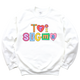 TRI SIGMA- Patchwork Sorority Crewneck Sweatshirt