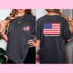 American Flag Pocket Tee