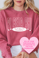 PI PHI- Outline Arch Philanthropy Comfort Colors Sweatshirt