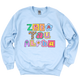 ZTA- Patchwork Sorority Crewneck Sweatshirt