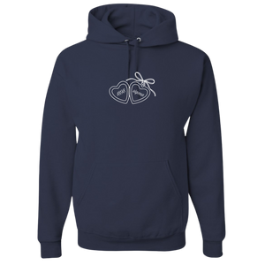 SIGMA- Love Knot Locket Sorority Hooded Sweatshirt