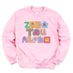 ZTA- Patchwork Sorority Crewneck Sweatshirt