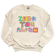 ZTA- Patchwork Sorority Crewneck Sweatshirt