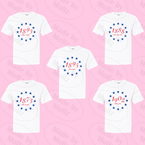 Circle of Stars Sorority Tee