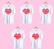 Checkered Heart Sorority Tee