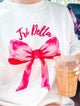 Pink Bow Crewneck Sorority Sweatshirt