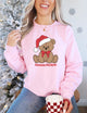 Santa Teddy Sorority Sweatshirt