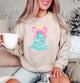 Pink Bow Tree Sorority Sweatshirt