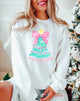 Pink Bow Tree Sorority Sweatshirt