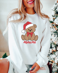 Santa Teddy Sorority Sweatshirt