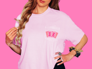 Queens Only Pocket Sorority Tee