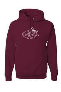 Love Knot Locket Hooded Sweatshirt