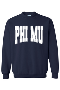 The Mollz Arch Crewneck Sorority Sweatshirt