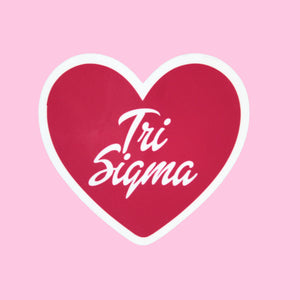 Barbie Heart Sorority Sticker