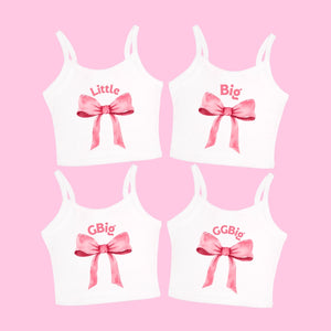 Pink Bow Big Little Shirt