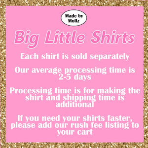 Last Lap Big Little Shirt