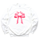 SK- Pink Bow Sorority Crewneck Sweatshirt