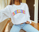 Rainbow Panhellenic Arch Crewneck Sweatshirt