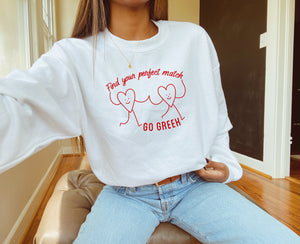 Find Your Perfect Match Crewneck Sweatshirt